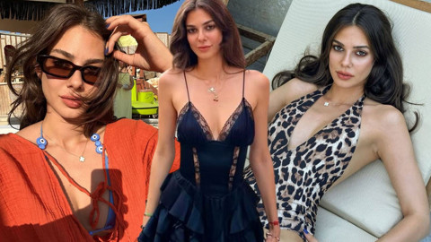 Defne Samyeli'nin kızı Deren Talu'dan nefes kesen paylaşım! Bikinili pozlarıyla takipçilerini mest etti