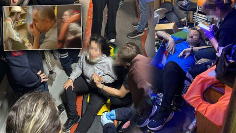 Beşiktaş - Üsküdar motoru, kargo gemisi ile çarpıştı: Korku dolu anlar kamerada