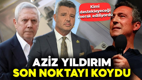 Aziz Yıldırım son noktayı koydu! Kimi destekleyeceği merak ediliyordu