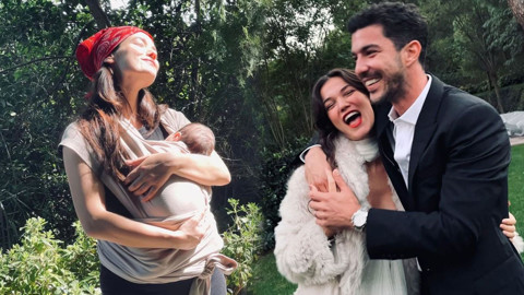 Pınar Deniz'den çekirdek aile pozu! Tatilden karelerini peş peşe paylaştı