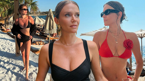 Ecem Karavus'tan yaza veda paylaşımı! Bikinili pozlarıyla kendine hayran bıraktı
