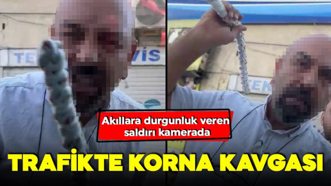 Trafikte korna kavgası! Akıllara durgunluk veren saldırı