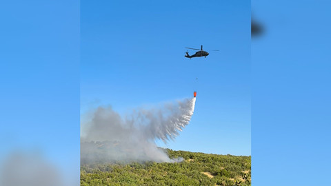 Diyarbakır Silvan'da yangına müdahale ediliyor