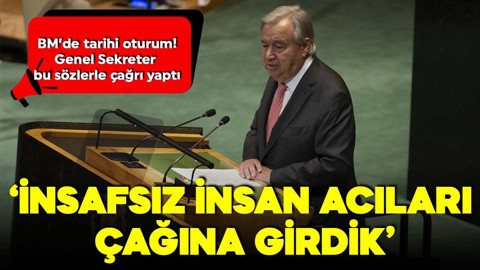 BM Genel Sekreteri Antonio Guterres: Açlık bir silah olarak kullanıldı