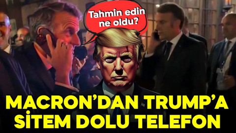 New York'ta ilginç anlar! Macron mahsur kaldı, Trump'ı aradı! 'Tahmin edin ne oldu?'