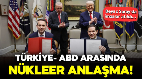 Türkiye- ABD arasında nükleer anlaşma! Beyaz Saray'da imzalar atıldı... Bakan Bayraktar: "Yeni süreç başlattık"