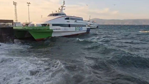 BUDO'nun 6 seferi olumsuz hava koşulları nedeniyle iptal edildi