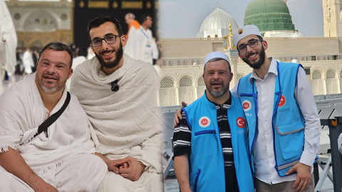 Adana’dan özel yolculuk: Down sendromlu Savaş Kabe’den herkesi duygulandırdı! Göz yaşları yüreklere dokundu
