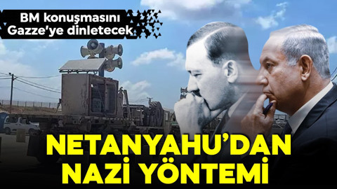 Netanyahu'da Nazi propagandasını hatırlatan yöntem! BM konuşmasını Gazze’ye dinletecek!