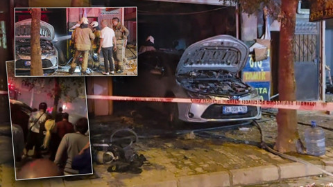 İstanbul Bahçelievler'de patlama! 2 araç kullanılamaz hale geldi