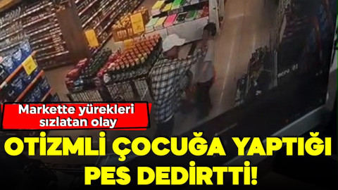 Markette yürekleri sızlatan olay: Otizmli çocuğa yaptığı pes dedirtti! Önce gözaltına alındı, sonra serbest bırakıldı