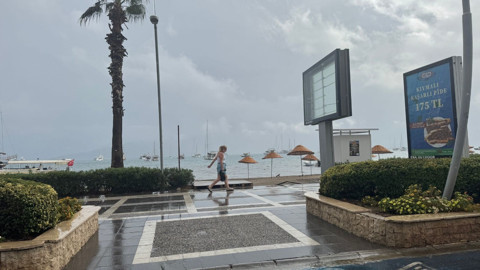 Muğla’da sonbaharın ilk sağanağı başladı! yağışların birkaç gün sürmesi bekleniyor