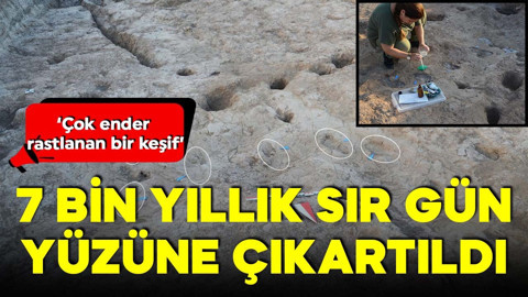 Bakan Ersoy duyurdu: 7 bin yıllık sır gün yüzüne çıkartıldı! 'Çok ender rastlanan bir keşif'