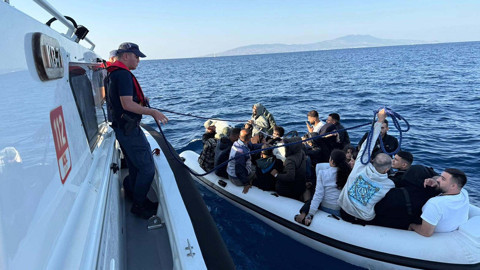 Bodrum’da 24 kaçak göçmen ile 2 organizatör yakalandı
