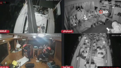 İsrail donanması Sumud Filosu'na baskın düzenledi! Çok sayıda gemiye el konuldu! 37'si Türk 201 aktivist alıkoyuldu