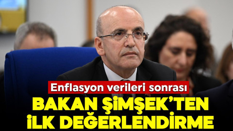 Hazine ve Maliye Bakanı Mehmet Şimşek'ten enflasyon açıklaması