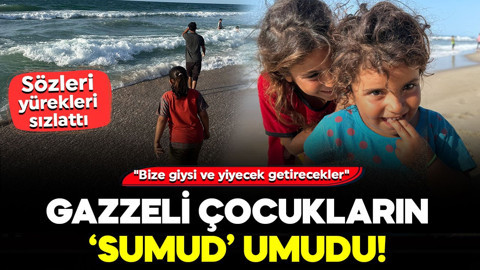 Gazzeli çocukların ‘Sumud’ umudu! Sözleri yürekleri sızlattı: "Bize giysi ve yiyecek getirecekler"