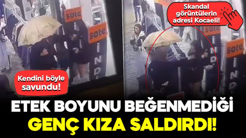 Kocaeli'de tepki çeken görüntü! Etek giyen üniversite öğrencisine saldırı: Kendini böyle savundu