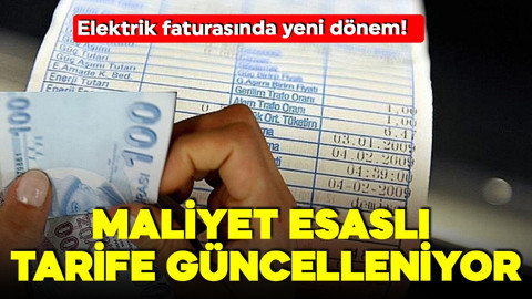 Elektrik faturasında yeni dönem! Sistem devreye giriyor! Maliyet esaslı tarife güncelleniyor