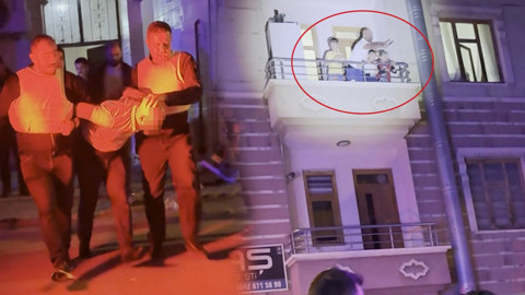 Boşandığı eşini darbedip, çocuklarını bıçakla rehin aldı! Çocukların feryatları yürekleri dağladı