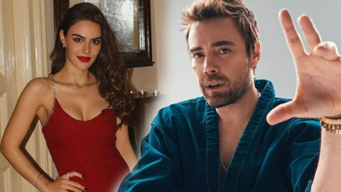 Murat Dalkılıç ve sevgilisi Özgü Kaya'dan romantik kare! Düğünde aşka geldiler