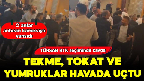 TÜRSAB BTK seçiminde kavga! Tekme, tokat ve yumruklar havada uçtu… O anlar anbean kameraya yansıdı