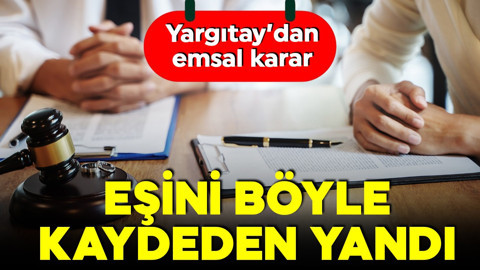 Boşanma davasında emsal karar! Eşini telefona böyle kaydeden yandı!