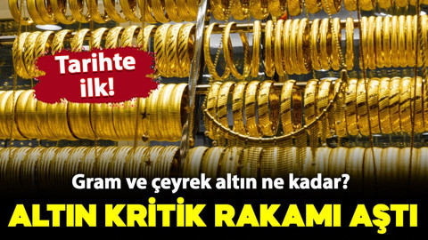 Altın kritik rakamı aştı!  İşte 8 Ekim 2025 Çarşamba gram, çeyrek ve ons altın fiyatları