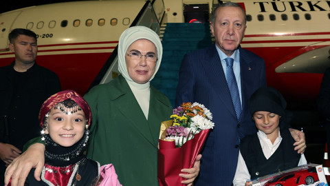 Cumhurbaşkanı Erdoğan Rize'de: "Heyelan bölgelerini ziyaret edeceğiz"