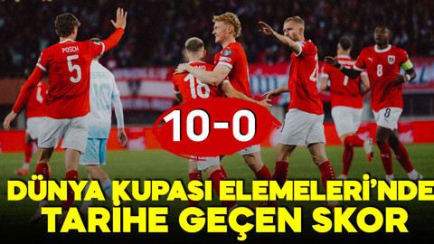 2026 Dünya Kupası Elemeleri’nde yok böyle maç! 10-0’lık skor tarihe geçti