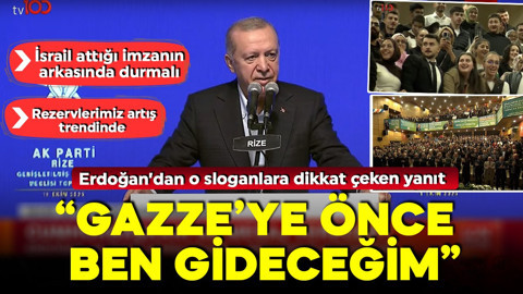 Cumhurbaşkanı Erdoğan'dan önemli açıklamalar! 'Gazze'ye önce ben gideceğim, sonra siz'