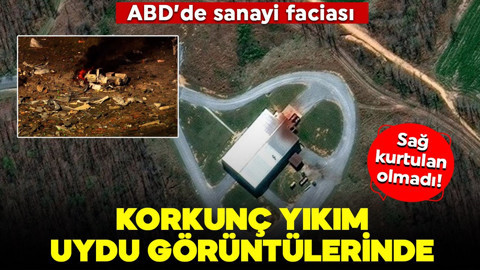 ABD'de sanayi faciasında sağ kurtulan olmamıştı: Fabrika haritadan silindi! Korkunç yıkım uydu görüntülerinde