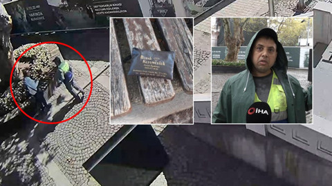 Bursa’da "insanlık ölmemiş" dedirten görüntüler! Bankta altın dolu çanta bulan temizlik görevlisi bakın ne yaptı