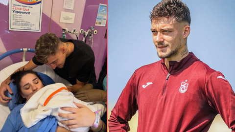 Trabzonsporlu Ernest Muçi baba oldu! Minik kızının yüzünü ilk kez gösterdi