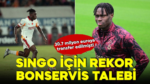 30.7 milyon euroya transfer edilmişti! Galatasaray, Singo’nun bonservis bedelini belirledi! Rekor bedel ortaya çıktı!
