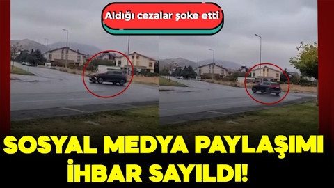 Sosyal medya paylaşımı ihbar sayıldı! Aldığı cezalar şoke etti