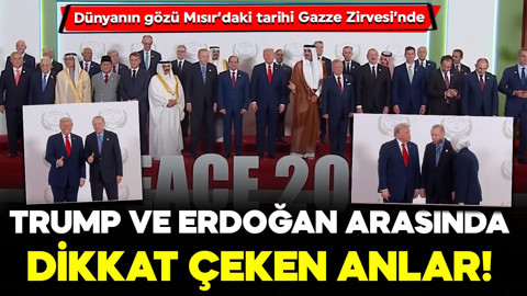 Mısır'da tarihi zirve! Trump'tan Erdoğan'a: "Çok çetin adam, seviyorum"