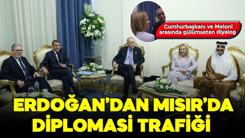 Cumhurbaşkanı Erdoğan'dan Mısır'da kritik temaslar