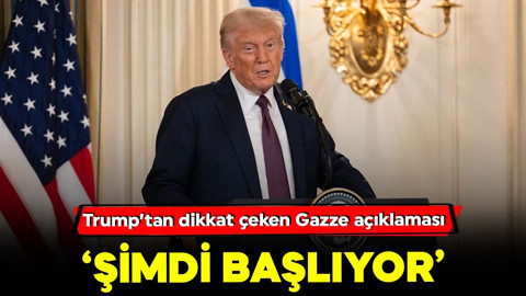 Trump'dan Gazze anlaşması açıklaması! ''İkinci aşama şimdi başlıyor''