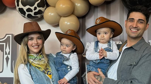 Yasemin Şefkatli ile İdo Tatlıses’in ikizleri büyüdü! Emir ve Ayel okul hayatı için ilk adımlarını attı