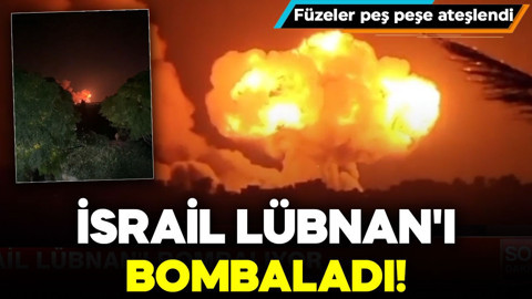 İsrail'den Lübnan'a saldırı! 5 bölge hedef alındı