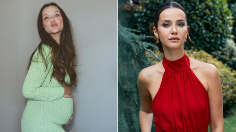 Ünlü oyuncu İrem Helvacıoğlu'ndan müjdeli haber! Bebeğini kucağına aldı