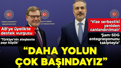 Bakan Fidan'dan önemli açıklamalar: 'Gazze'de yolun çok başındayız, nihai hedef iki devletli çözüm'
