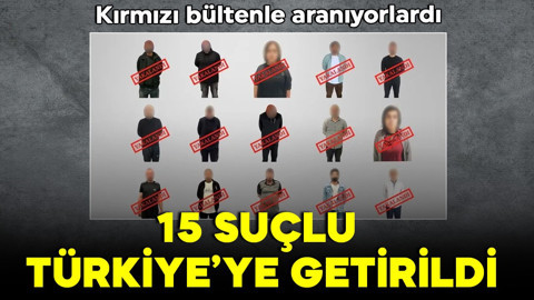 Bakan Yerlikaya açıkladı! Kırmızı bültenle aranıyorlardı! 6 farklı ülkeden getirildiler