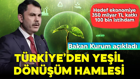 Ulusal Döngüsel Ekonomi Planı yürürlüğe girdi! Bakan Kurum açıkladı! Hedef ekonomiye 350 milyar TL katkı ve 100 bin istihdam