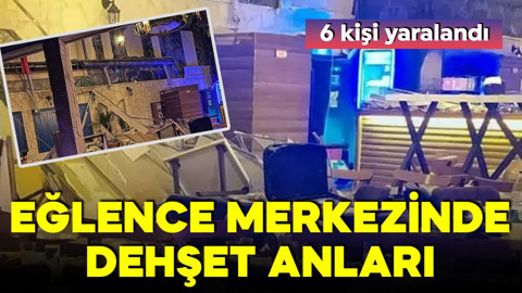 İzmir’de eğlence mekanında facia! 6 kişi yaralandı