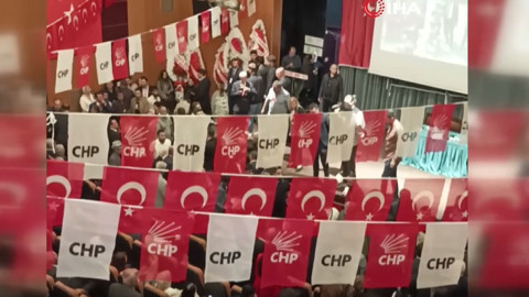 CHP Kahramanmaraş İl Kongresi'nde kavga! Ortalık birbirine girdi
