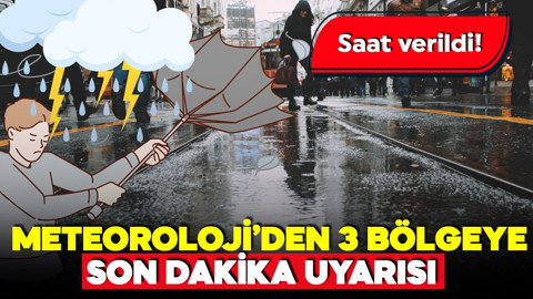Bugün hava nasıl olacak? Meteoroloji'den saatli uyarı! 3 bölgede sağanak!