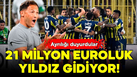 Fenerbahçe’deki büyük ayrılığı duyurdular! 21 milyon euroluk yıldız gidiyor!