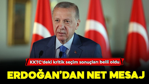 KKTC'deki seçim sonrası Cumhurbaşkanı Erdoğan'dan açıklama: ''Her türlü platformda savunmaya devam edeceğiz''